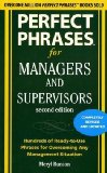 Perfect Phrases for Managers and Supervisors, Second Edition  cover art