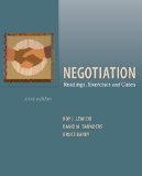 Negotiation Readings, Exercises and Cases cover art