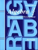 Algebra 1-2 3rd 9781565771314 Front Cover