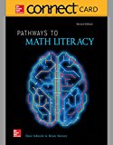Connect Math Hosted by ALEKS Access Card for Pathways to Math Literacy 2nd 9781260189315 Front Cover