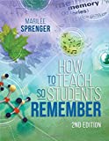 How to Teach So Students Remember 2nd 9781416625315 Front Cover