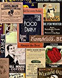 Food Diary Food Journal / Log / Diet Planner with Calorie Counter ( Softback * 100 Spacious Daily Record Pages and More * Vintage ) 2016 9781537546315 Front Cover