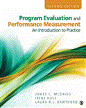 Program Evaluation and Performance Measurement An Introduction to Practice cover art