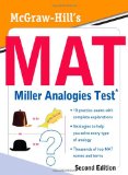 McGraw-Hill's MAT Miller Analogies Test, Second Edition 2nd 2010 9780071702317 Front Cover