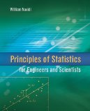 Principles of Statistics for Engineers and Scientists  cover art