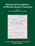 Behavioral Foundations of Effective Autism Treatment  cover art