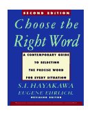 Choose the Right Word Second Edition 2nd 1994 9780062731319 Front Cover