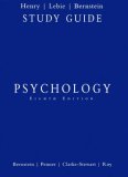 Psychology 8th 2007 Student Manual, Study Guide, etc.  9780547016320 Front Cover