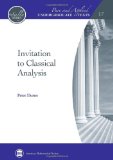 Invitation to Classical Analysis  cover art