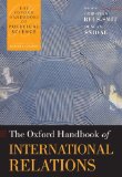 Oxford Handbook of International Relations  9780199219322 Front Cover