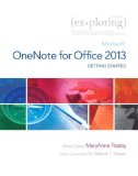 Exploring Getting Started with Microsoft OneNote for Office 2013  cover art
