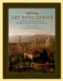 Exploring Art Song Lyrics Translation and Pronunciation of the Italian, German and French Repertoire cover art
