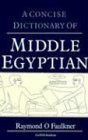 Concise Dictionary of Middle Egyptian 