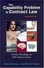 Capability Problem in Contract Law, 2004  cover art