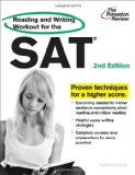 Reading and Writing Workout for the SAT, 2nd Edition 2011 9780375428326 Front Cover