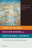 Problem Solving, Decision Making, and Professional Judgment A Guide for Lawyers and Policymakers  9780195366327 Front Cover