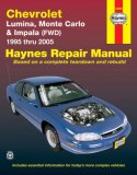 Chevrolet Lumina, Monte Carlo and Impala (FWD) 1995 Thru 2005 Haynes Repair Manual  9781563926327 Front Cover