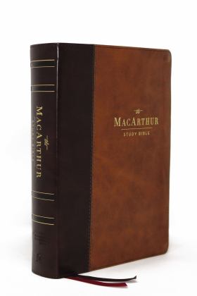 NASB MacArthur Study Bible, 2nd Edition, Thumb Indexed [Brown]  9780785230328 Front Cover
