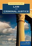 Introduction to Law and Criminal Justice  9781449690328 Front Cover