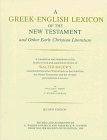 Greek-English Lexicon of the New Testament and Other Early Christian Literature  cover art