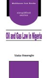 Oil and Gas Law in Nigeria 2003 9789780231330 Front Cover