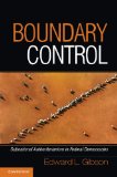 Boundary Control Subnational Authoritarianism in Federal Democracies cover art