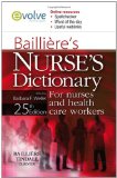 Nurse's Dictionary For Nurses and Healthcare Workers 25th 9780702032332 Front Cover