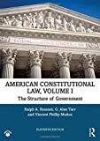American Constitutional Law, Volume I The Structure of Government 11th 9780367233334 Front Cover