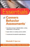 Essentials of Conners Behavior Assessments  cover art