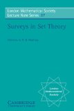 Surveys in Set Theory 1983 9780521277334 Front Cover