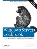 Windows Server Cookbook For Windows Server 2003 and Windows 2000 2005 9780596006334 Front Cover