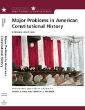 Major Problems in American Constitutional History Documents and Essays
