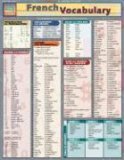 French Vocabulary QuickStudy Laminated Reference Guide  9781572225336 Front Cover
