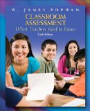 Classroom Assessment What Teachers Need to Know 6th 9780137002337 Front Cover