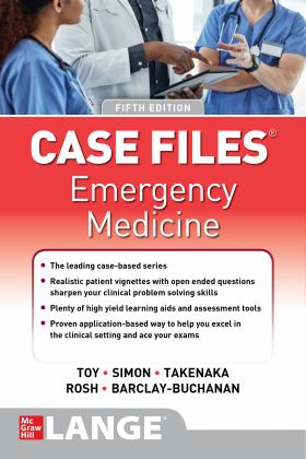 Case Files: Emergency Medicine, Fifth Edition 5th 9781264268337 Front Cover