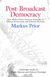 Post-Broadcast Democracy How Media Choice Increases Inequality in Political Involvement and Polarizes Elections cover art