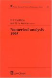 Numerical Analysis 1995 1996 9780582276338 Front Cover