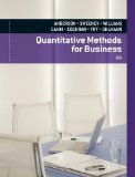 Quantitative Methods for Business (with Printed Access Card) 12th 2012 9780840062338 Front Cover