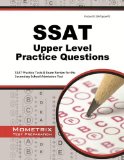 SSAT Upper Level Practice Questions SSAT Practice Tests and Exam Review for the Secondary School Admission Test  9781627339339 Front Cover