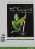 Academic Transformation The Road to College Success, Books a la Carte Edition 3rd 9780133868340 Front Cover