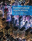 Mathematical Applications for the Management, Life, and Social Sciences: 