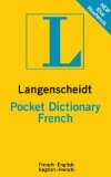 Langenscheidt Pocket Dictionary French 2011 9783468981340 Front Cover