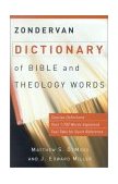 Zondervan Dictionary of Bible and Theology Words  9780310240341 Front Cover