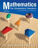 Mathematics for Elementary Teachers A Contemporary Approach 9th 9780470531341 Front Cover