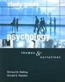 Psychology Study Guide Themes and Variations 7th 2006 9780495170341 Front Cover