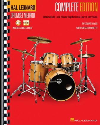 Hal Leonard Drumset Method - Complete Edition (Book/Online Audio)  9781495083341 Front Cover