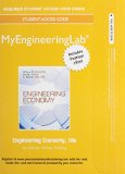 NEW Mylab Engineering with Pearson EText -- Access Card -- Engineering Economy  cover art