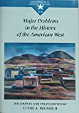Major Problems in the History of the American West  9780669151343 Front Cover