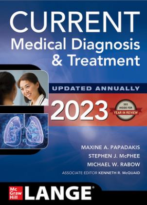 CURRENT Medical Diagnosis and Treatment 2023 62nd 9781264687343 Front Cover