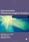 Interpretative Phenomenological Analysis Theory, Method and Research cover art